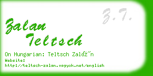 zalan teltsch business card